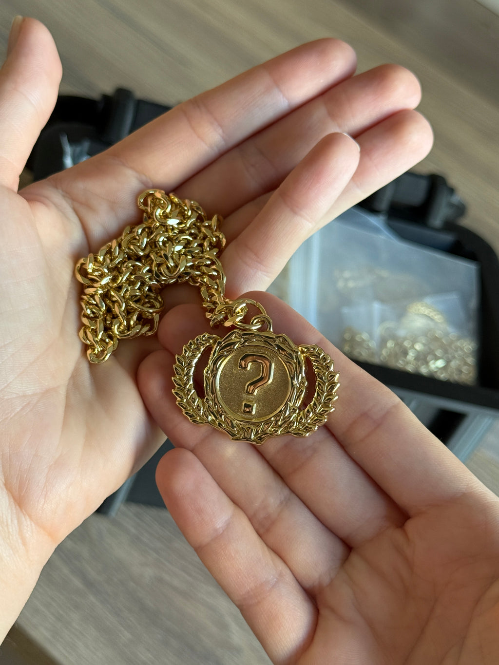 Gold logo and Amur